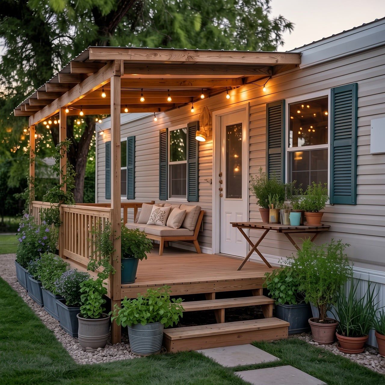 Tiny House mit Veranda